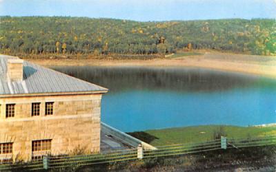 Merriman Dam Lackawack, New York Postcard