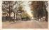 Main Street & Hotel Worden Lake George, New York Postcard