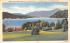 From Signal Hill Lake Placid, New York Postcard