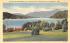 From Signal Hill Lake Placid, New York Postcard