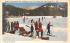 Winter, Lake Placid Club New York Postcard