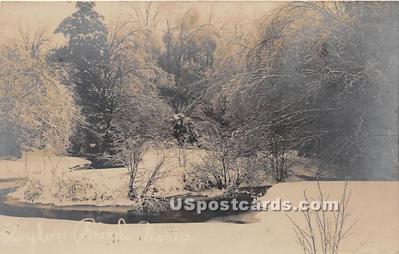 Taylor Brook Winter - Mountaindale, New York NY Postcard