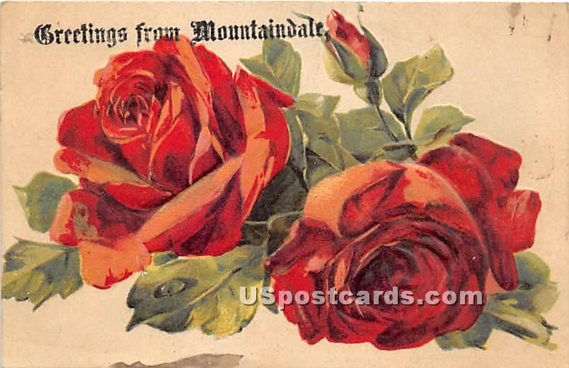 Greetings from - Mountaindale, New York NY Postcard