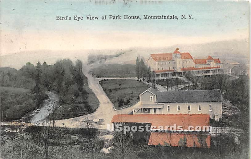 Birds Eye View - Mountaindale, New York NY Postcard