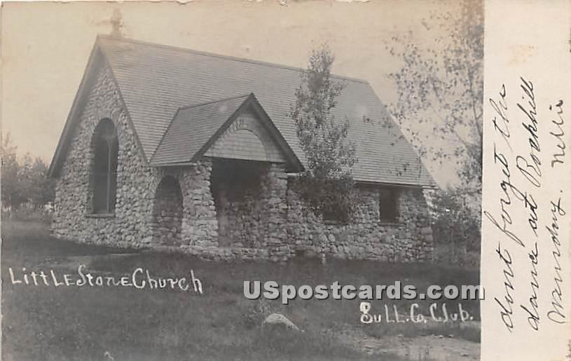 Little Stone Church - Mountaindale, New York NY Postcard