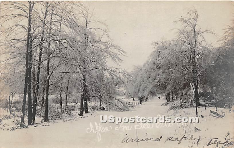 After an Ice Storm - Mountaindale, New York NY Postcard