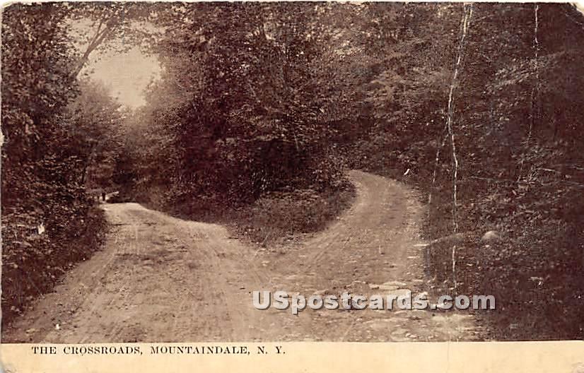 The Crossroads - Mountaindale, New York NY Postcard
