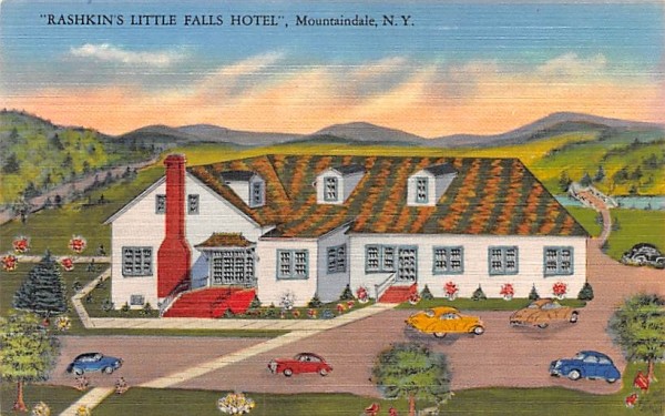 Rashkin's Little Falls Hotel Mountaindale, New York Postcard