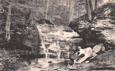 Canada Falls along the Drive Margaretville, New York Postcard