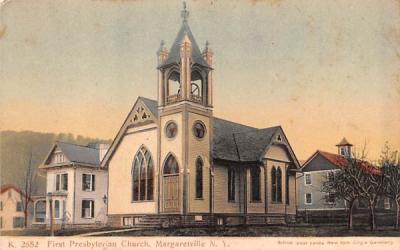 First Presbyterian Church Margaretville, New York Postcard