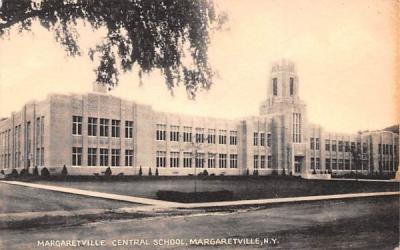Margaretville Central School New York Postcard