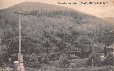 Pocantico Inn Park Margaretville, New York Postcard