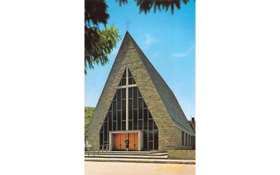 Church of the Sacred Heart Margaretville, New York Postcard