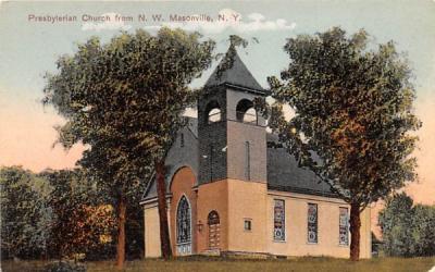 Presbyterian Church Masonville, New York Postcard