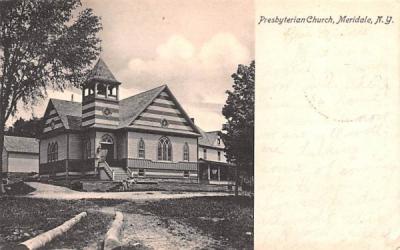 Presbyterian Church Meridale, New York Postcard