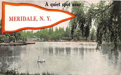 Quiet Spot Meridale, New York Postcard