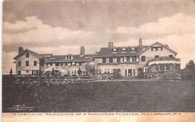 Edgewood Residence of H Harkness Flagler Millbrook, New York Postcard