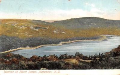 Reservoir on Mount Beacon Matteawan, New York Postcard
