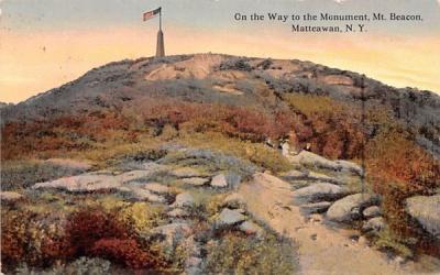 On the Way to the Monument Matteawan, New York Postcard