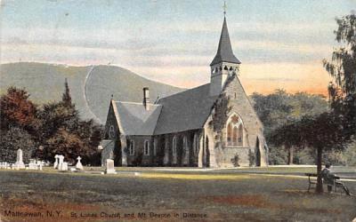 St Luke's Church Matteawan, New York Postcard