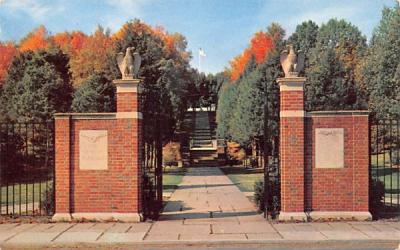 Entrance to the Tribute Garden Millbrook, New York Postcard