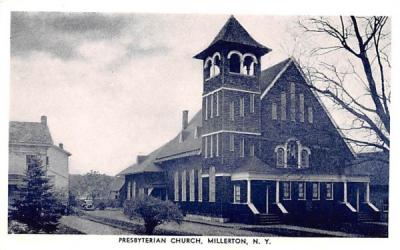 Presbyterian Church Millbrook, New York Postcard