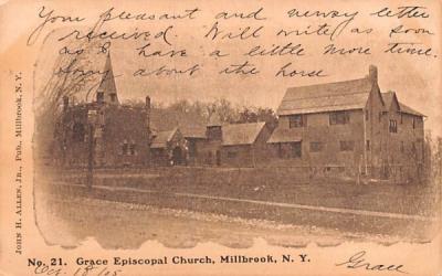 Grace Episcopal Church Millbrook, New York Postcard