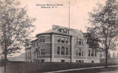 Millbrook Memorial School New York Postcard