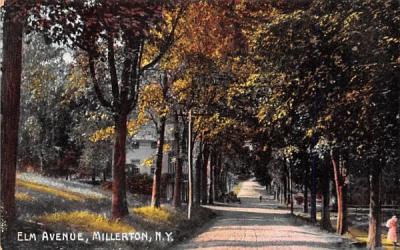 Elm Avenue Millerton, New York Postcard