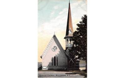 Baptist Church Millerton, New York Postcard