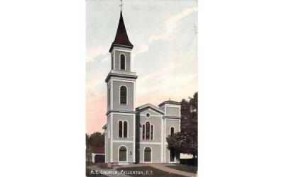 ME Church Millerton, New York Postcard