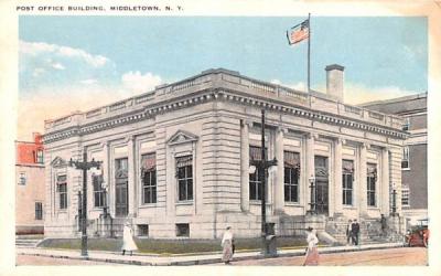 Post Office Middletown, New York Postcard