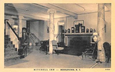 Mitchell Inn Middletown, New York Postcard