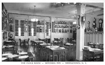 Clock Room Middletown, New York Postcard