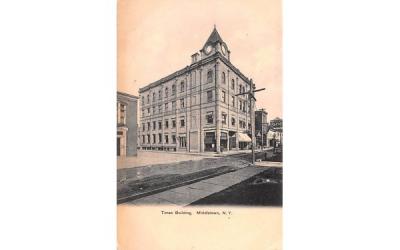 Times Building Middletown, New York Postcard