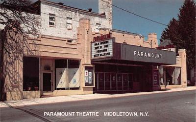 Paramount Theatre Middletown, New York Postcard