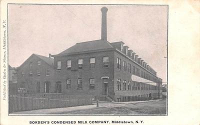 Borden's Condensed Milk Co Middletown, New York Postcard