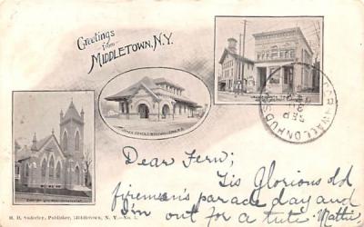 James Street Station Middletown, New York Postcard
