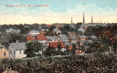 From Houston Hill Middletown, New York Postcard