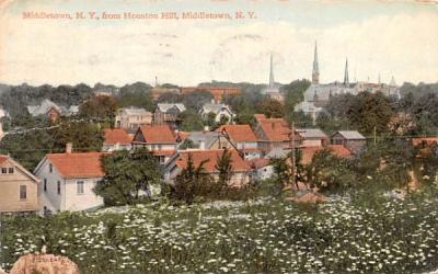 From Houston Hill Middletown, New York Postcard