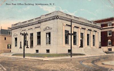New Post Office Building Middletown, New York Postcard