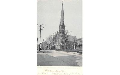 First Congregational Church Middletown, New York Postcard
