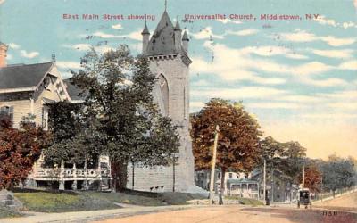 East Main Street Middletown, New York Postcard
