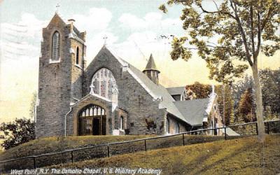 Catholic Chapel, US Military Academy Middletown, New York Postcard