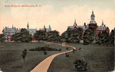 State Hopsital Middletown, New York Postcard