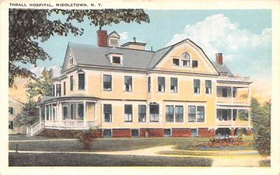 Thrall Hospital Middletown, New York Postcard