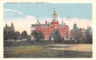 State Hospital Middletown, New York Postcard
