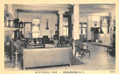 Mitchell Inn Middletown, New York Postcard