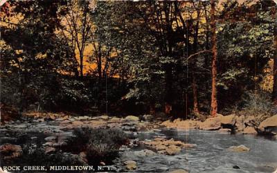 Rock Creek Middletown, New York Postcard