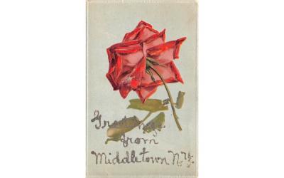 Flowers Middletown, New York Postcard